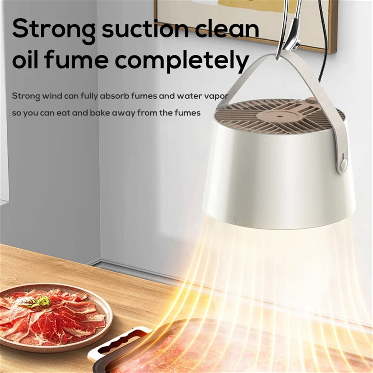 Commercial Kitchen Exhaust Fan - M10K Portable Range Hood Kitchen Exhaust