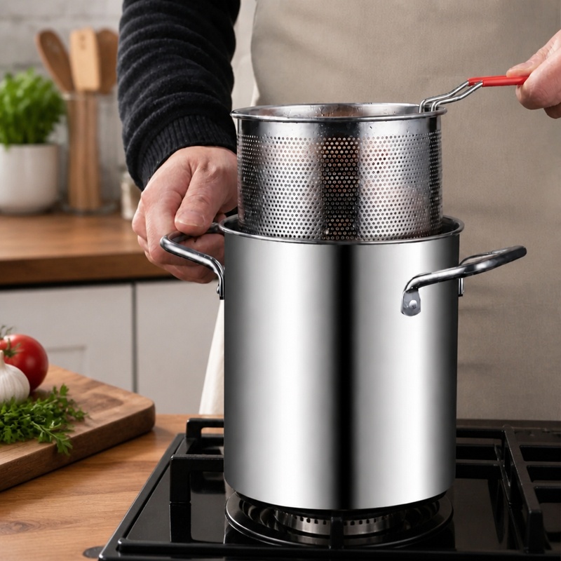 Commercial Kitchen Appliance - 304 Stainless Steel Deep Fryer Vessel