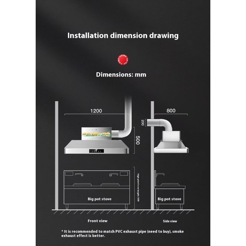 Range Commercial Kitchen - Central Kitchen Stainless Steel Commercial Range