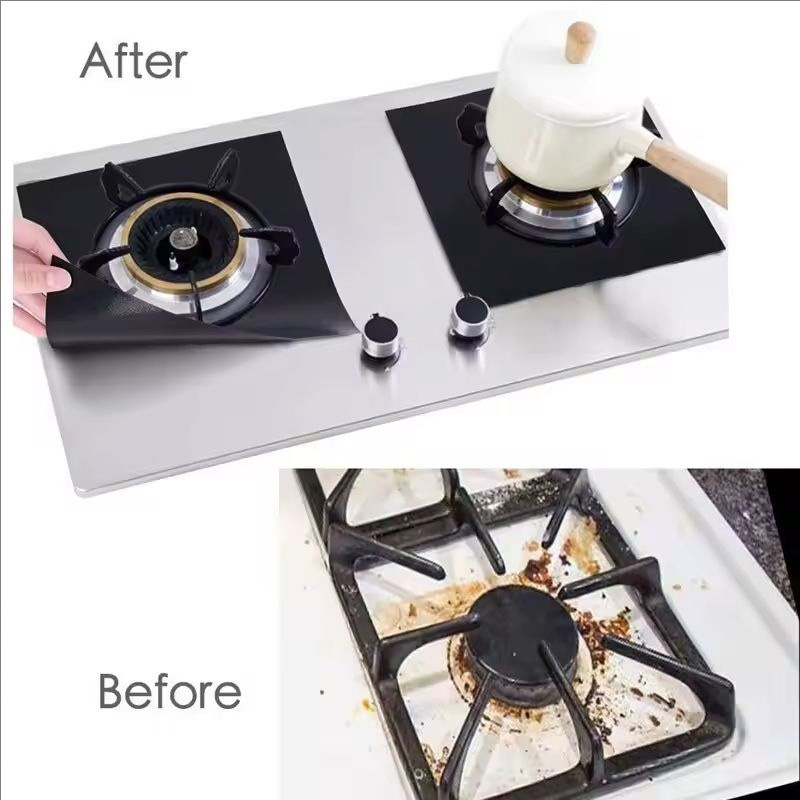 2/4/8Pcs Gas Stove Protector C - Commercial Kitchen Hood Installation 评论和价格