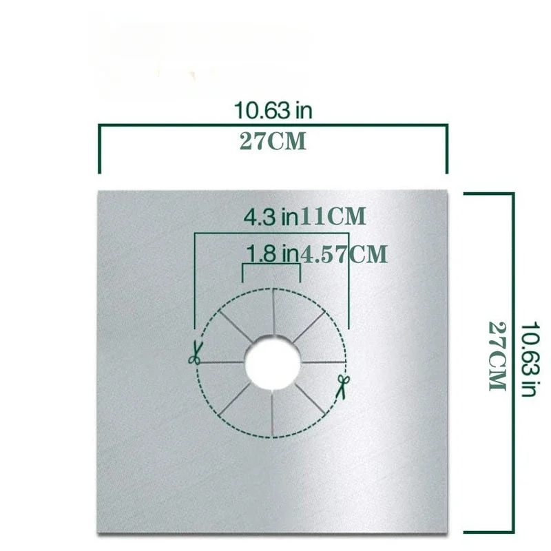 2/4 Pcs Gas Stove Protector Co - Commercial Kitchen Hood Installation 评论和价格