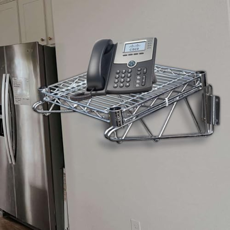 Heavy Duty Chrome Wire Wall Sh - Wall Shelf Commercial Kitchen 评论和价格