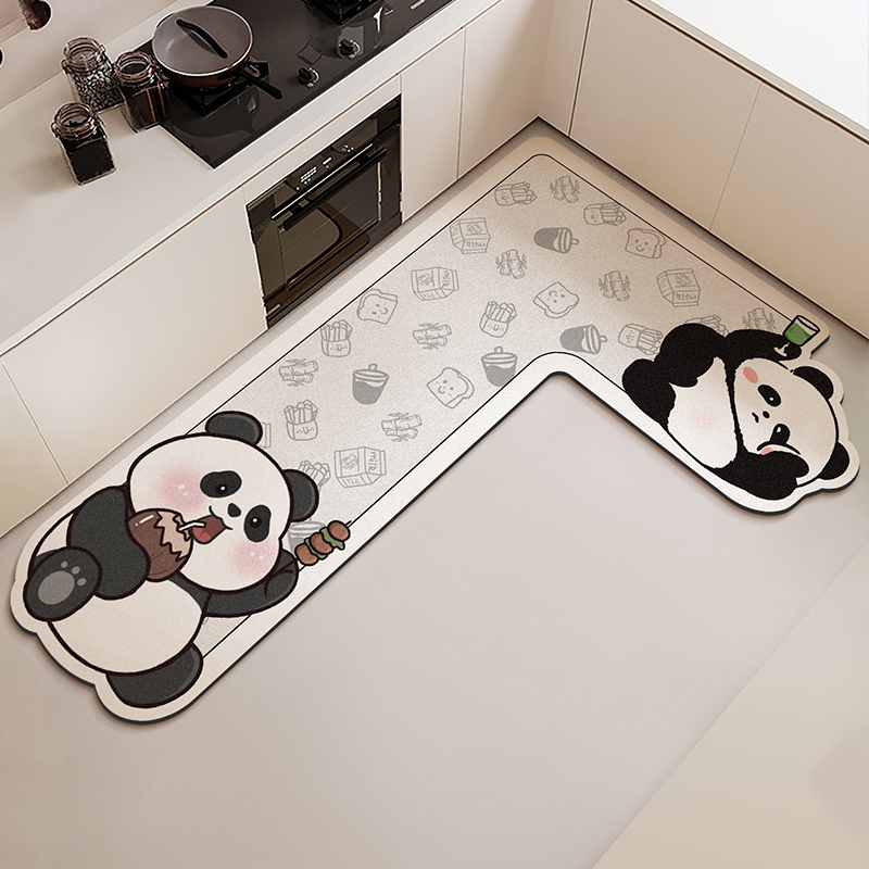 L-shaped Kitchen Floor Mat Wat - Commercial Kitchen Vinyl 评论和价格
