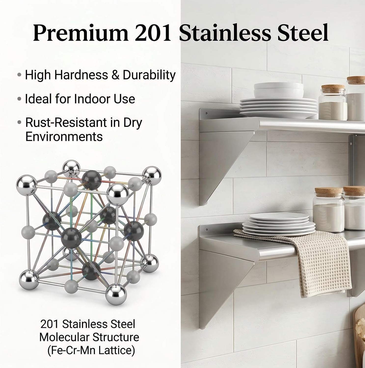 Wall Mounted Stainless Steel S - Wall Shelf Commercial Kitchen 评论和价格
