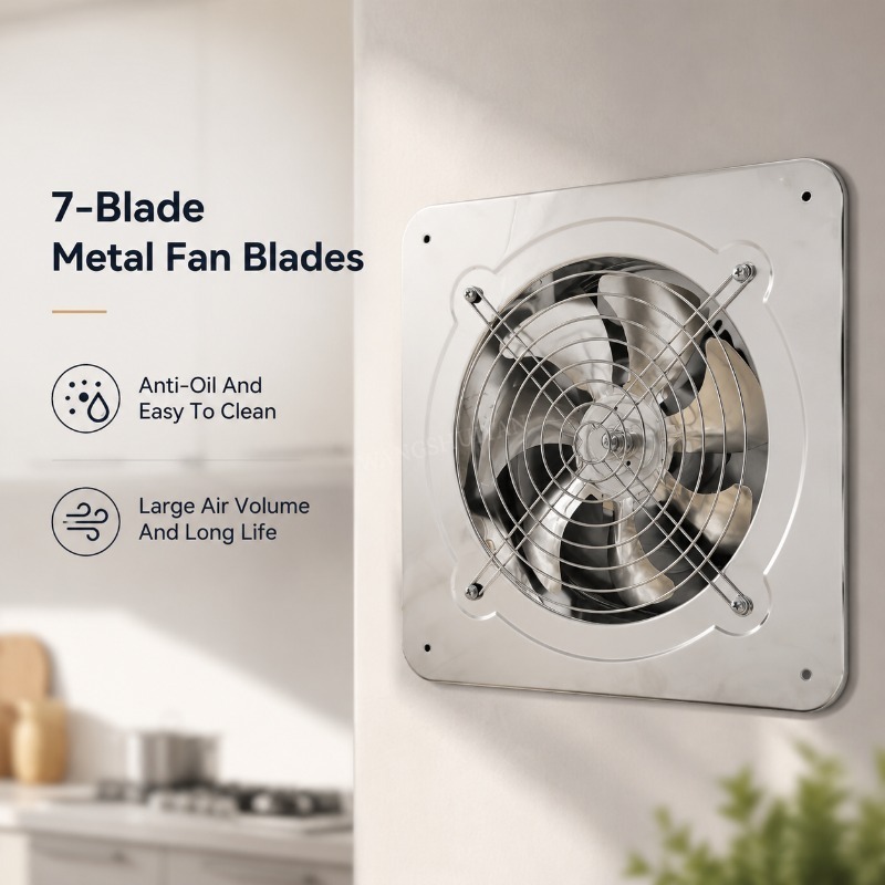 6''8'' Stainless Steel Kitchen - Commercial Kitchen Exhaust Fan 评论和价格