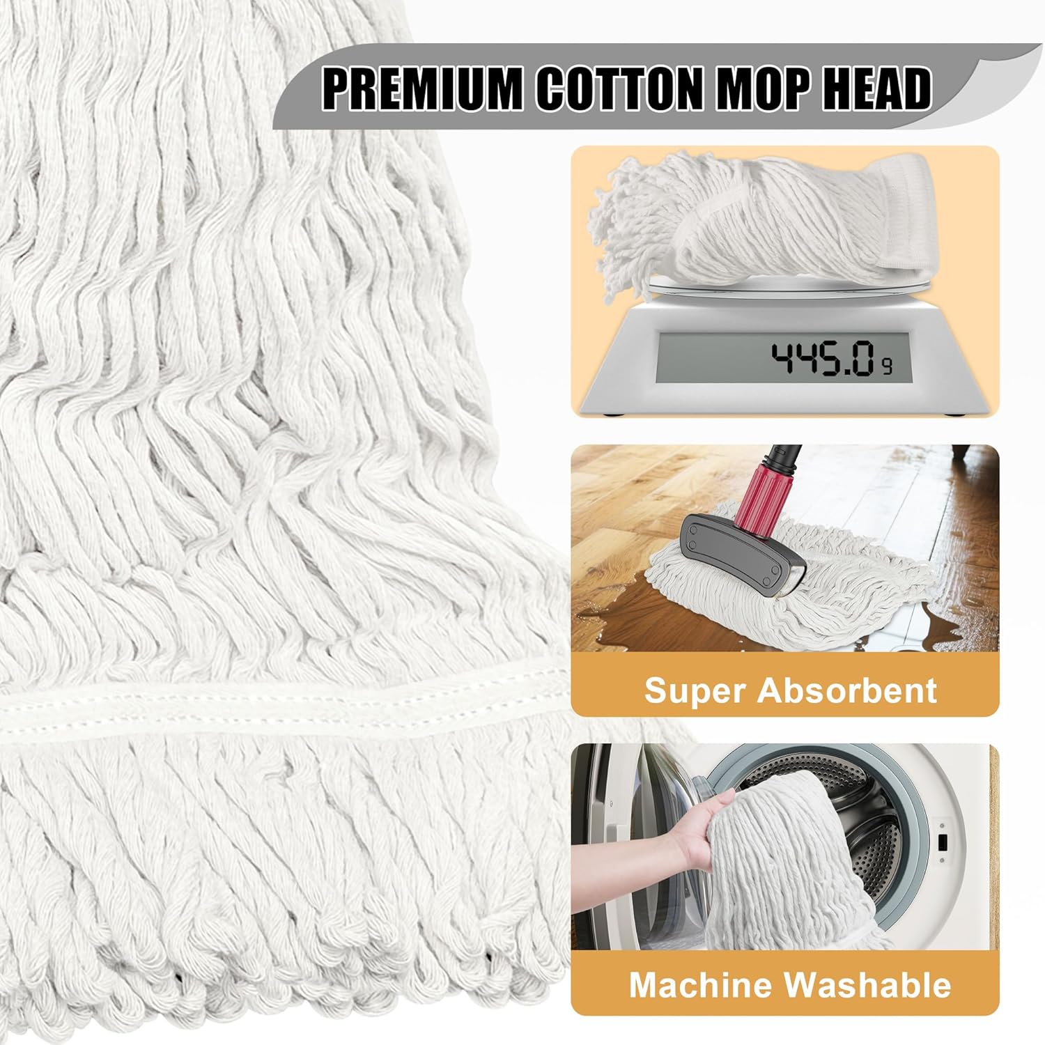 Commercial Mop for Floor Clean - Commercial Kitchen Vinyl 评论和价格