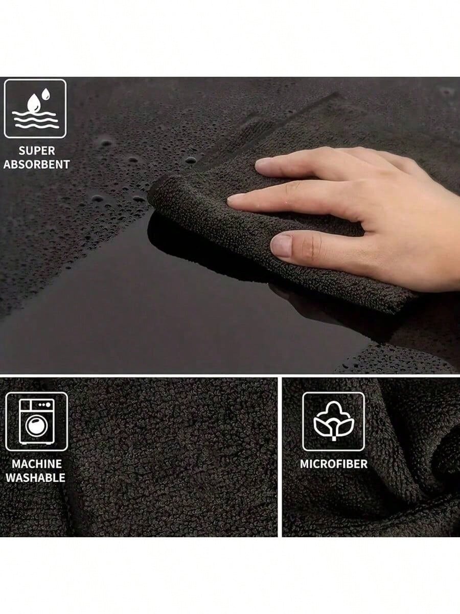 10pcs Kitchen Towel Set, Black - Commercial Kitchen Hood Installation 评论和价格