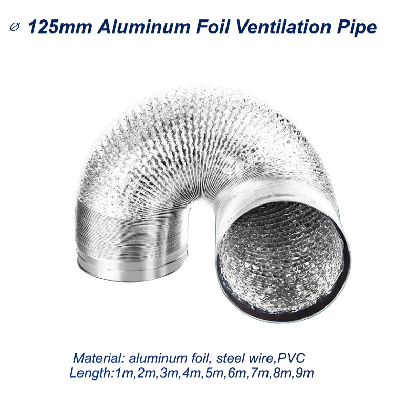 ∅125mm Aluminum Foil Ventilati - Commercial Kitchen Exhaust Fan 评论和价格