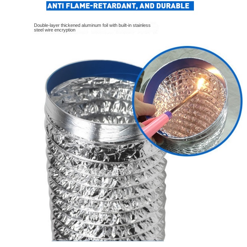 ∅125mm Aluminum Foil Ventilati - Commercial Kitchen Exhaust Fan 评论和价格