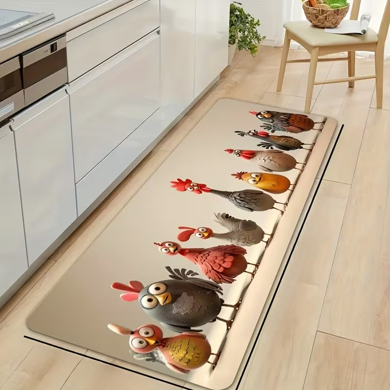 Fun Cartoon Chicken Kitchen Ma - Commercial Kitchen Kitchen 评论和价格