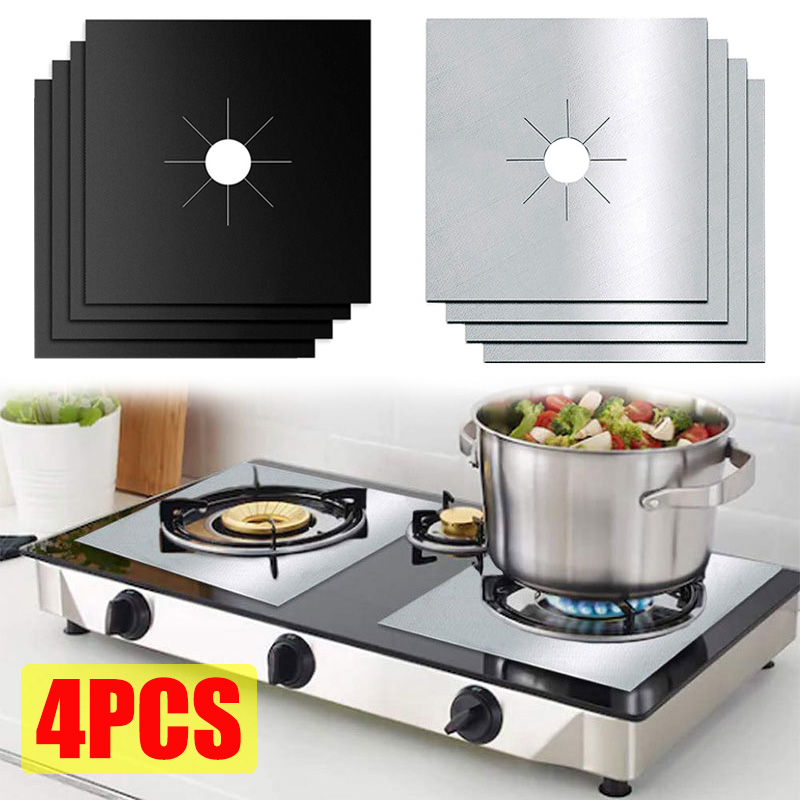 1/4PCS Gas Stove Protector Coo - Commercial Kitchen Hood Installation 评论和价格