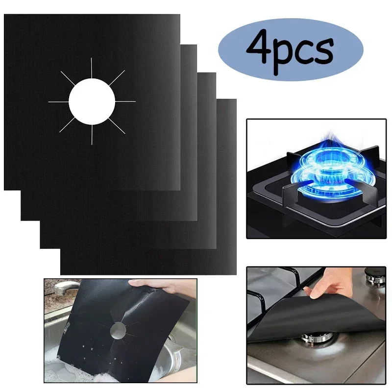 1/4PCS Gas Stove Protector Coo - Commercial Kitchen Hood Installation 评论和价格