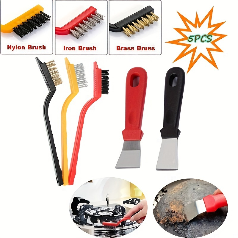5-Piece Kitchen Cleaning Brush - Commercial Kitchen Hood Installation 评论和价格